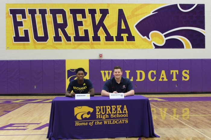 Eureka football signing